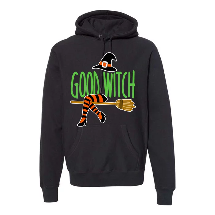 Good Witch Funny Halloween Premium Hoodie