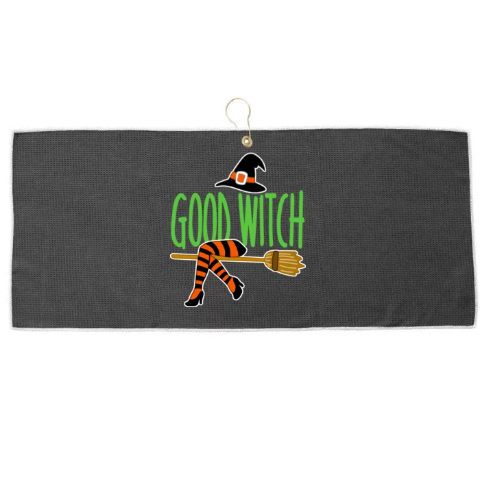 Good Witch Funny Halloween Large Microfiber Waffle Golf Towel