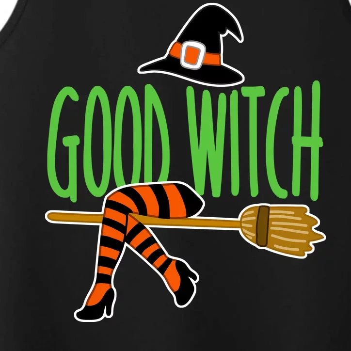 Good Witch Funny Halloween Performance Tank