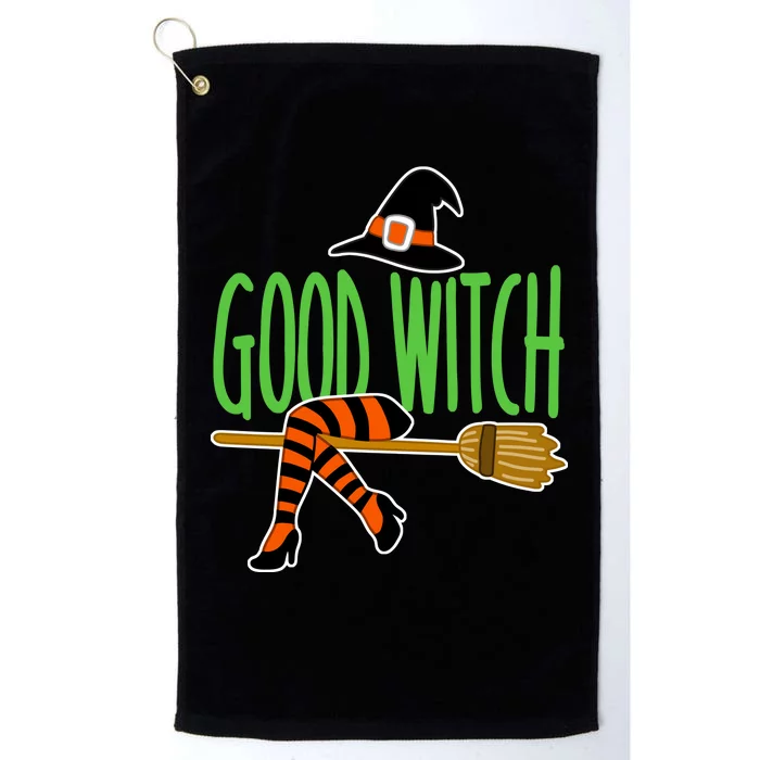 Good Witch Funny Halloween Platinum Collection Golf Towel