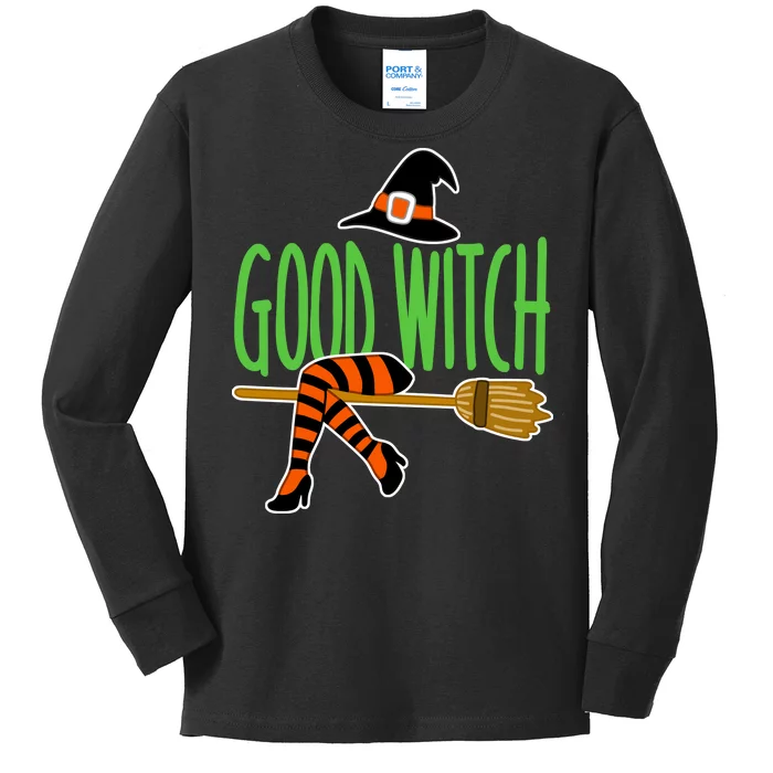 Good Witch Funny Halloween Kids Long Sleeve Shirt