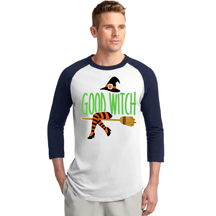 Good Witch Funny Halloween Baseball Sleeve Shirt