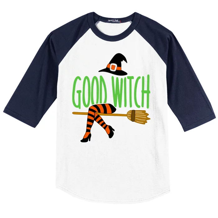 Good Witch Funny Halloween Baseball Sleeve Shirt