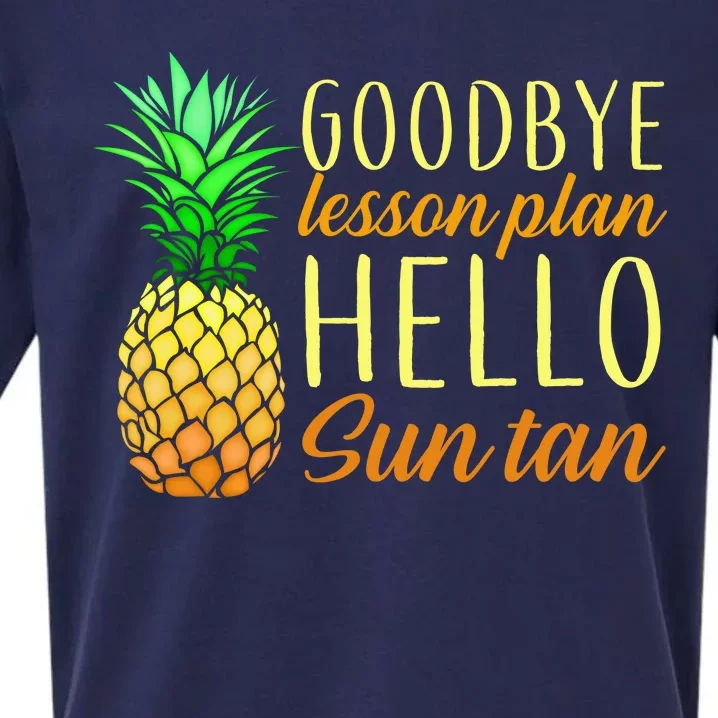 Goodbye Lesson Plan Hello Sun Tan Sueded Cloud Jersey T-Shirt