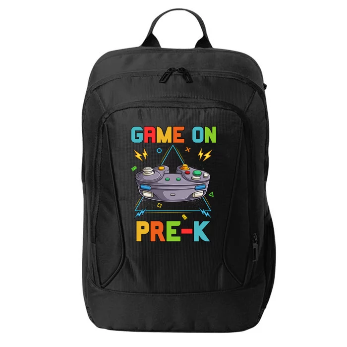 Game On PreK Funny Back To School Preschool Video Games Gift City Backpack