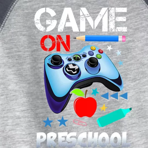 Game On Preschool First Day Of School Gamer Back To School Gift Toddler Fine Jersey T-Shirt