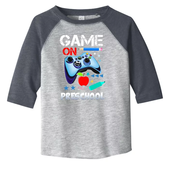 Game On Preschool First Day Of School Gamer Back To School Gift Toddler Fine Jersey T-Shirt