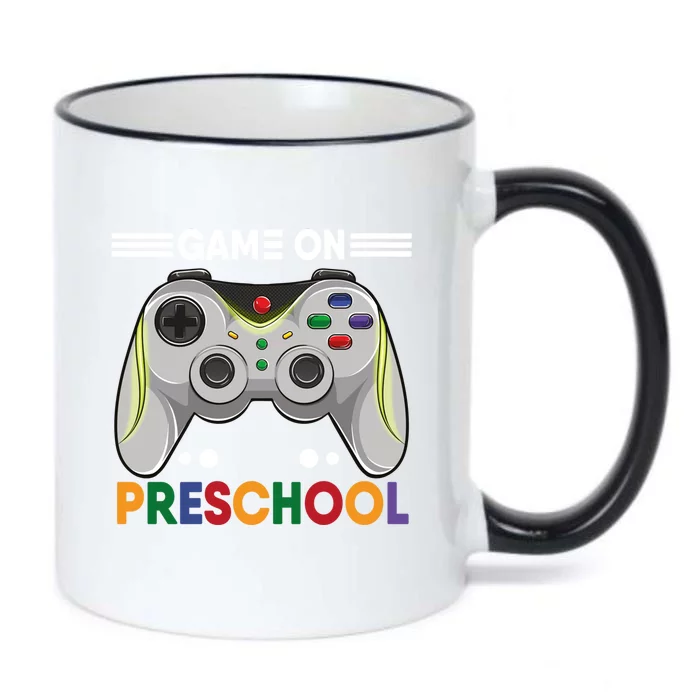 Game On Preschool Gamer First Day Back To School Teacher Gift Black Color Changing Mug