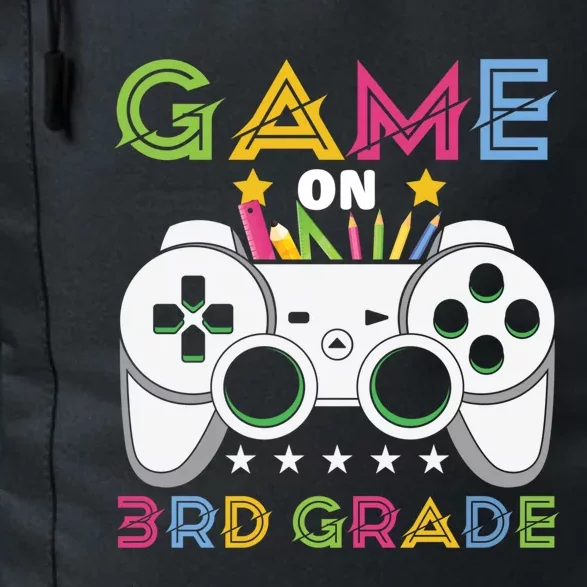 Game On Press Start 3Rd Grade Back To School Gaming Lover Gift Daily Commute Backpack