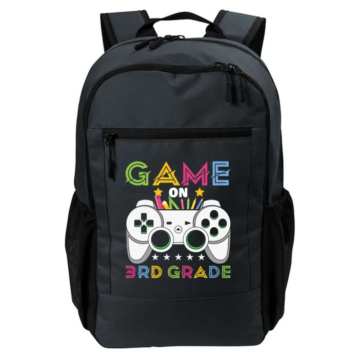 Game On Press Start 3Rd Grade Back To School Gaming Lover Gift Daily Commute Backpack