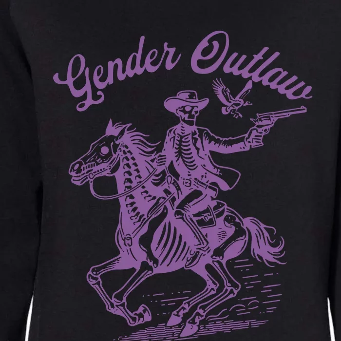 Gender Outlaw Pride Womens California Wash Sweatshirt