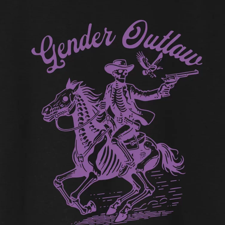 Gender Outlaw Pride Women's Crop Top Tee