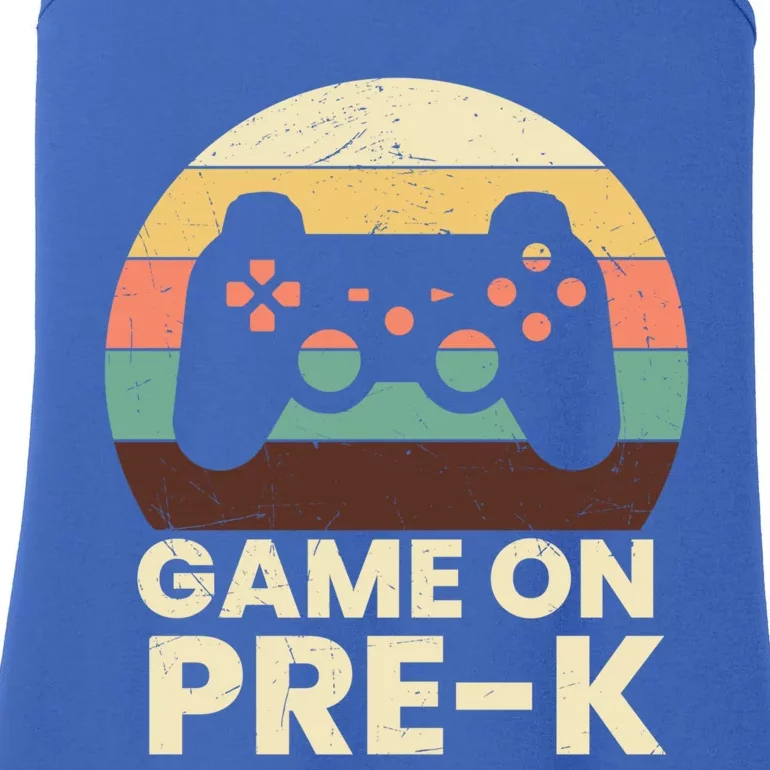 Game On PreK Video Game First Day Back To School Gamer Meaningful Gift Ladies Essential Tank