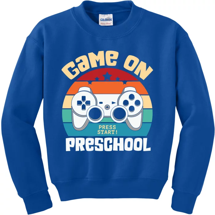 Game On Preschool Gamer PreK Teacher Student Back To School Meaningful Gift Kids Sweatshirt