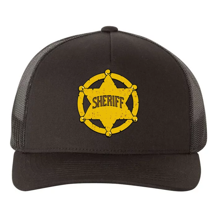 Graphic Occupation Police Officer Sheriff Badge Yupoong Adult 5-Panel Trucker Hat