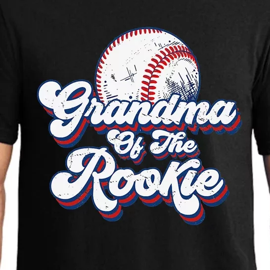 Grandma of Rookie 1st Birthday Baseball Theme Party Pajama Set