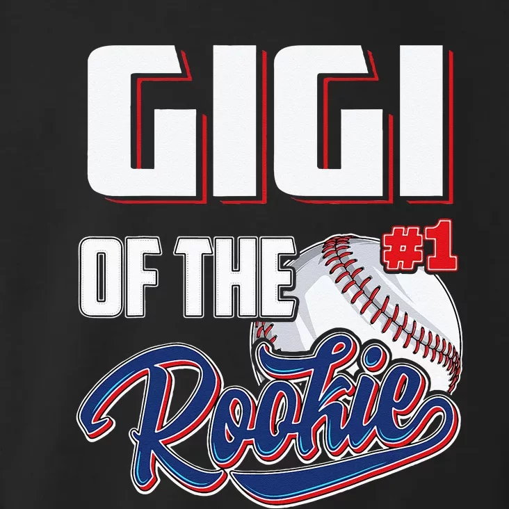 Gigi Of Rookie 1 Years Old Team 1st Birthday Baseball Toddler Hoodie