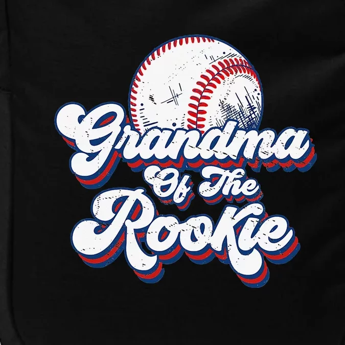 Grandma of Rookie 1st Birthday Baseball Theme Matching Party Impact Tech Backpack