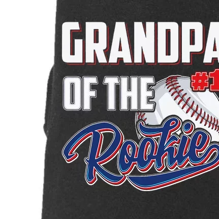 Grandpa of Rookie 1 Years old Team 1st Birthday Baseball Doggie 3-End Fleece Hoodie