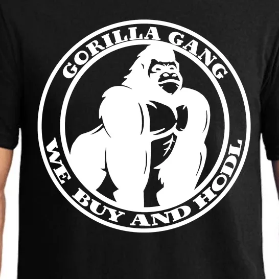 Gorilla Gang We Buy And HODL Meme Stonk Pajama Set