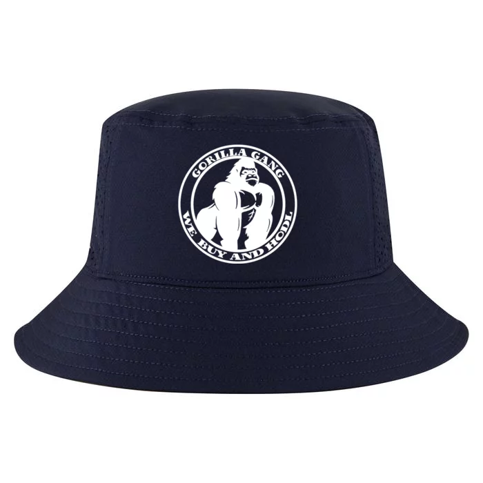 Gorilla Gang We Buy And HODL Meme Stonk Cool Comfort Performance Bucket Hat