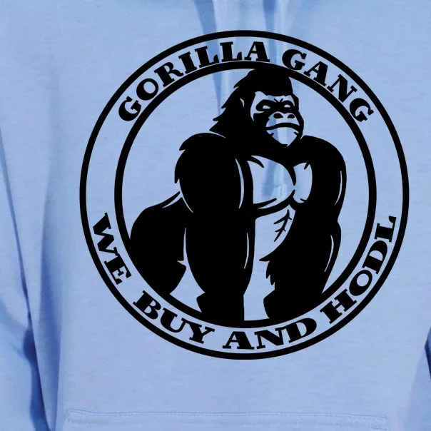 Gorilla Gang We Buy And HODL Meme Stonk Unisex Surf Hoodie