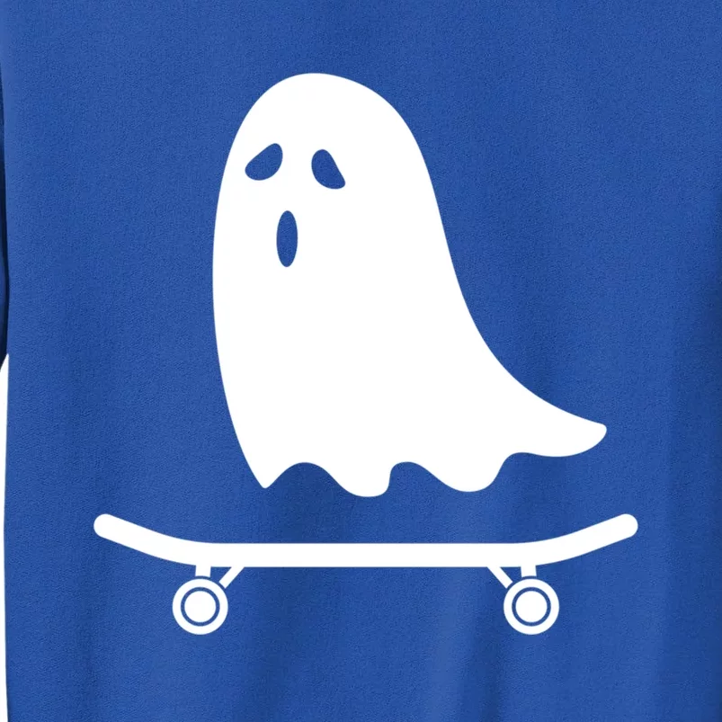 Ghost On Skateboard Halloween Great Gift Tall Sweatshirt