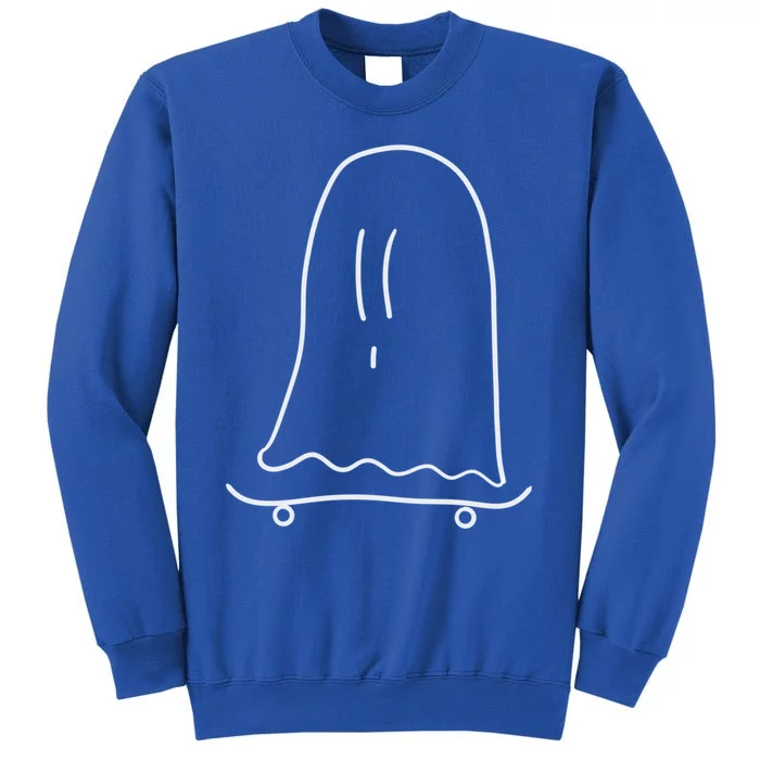 Ghost On Skateboard: Hauntingly Rad Adventures Funny Gift Tall Sweatshirt