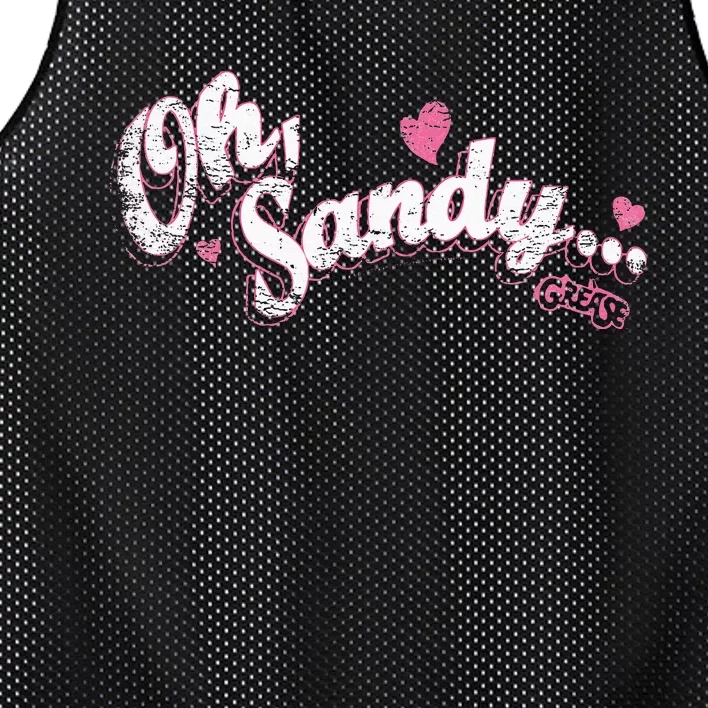 Grease Oh Sandy Mesh Reversible Basketball Jersey Tank