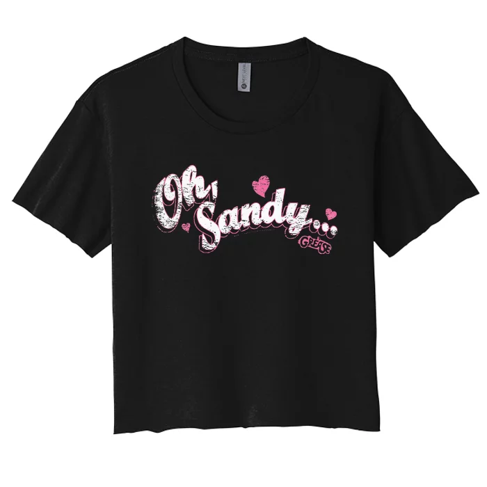 Grease Oh Sandy Women's Crop Top Tee