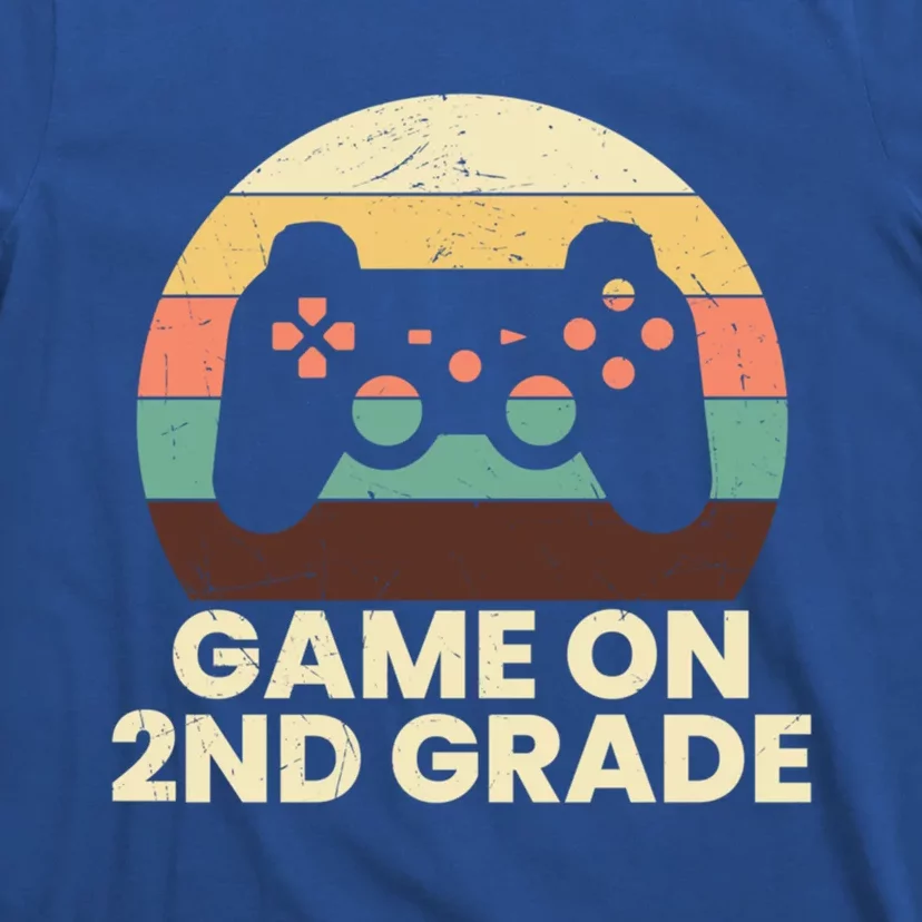 Game On Second Grade Gamer Cute 2Nd Grade Cool Gift T-Shirt