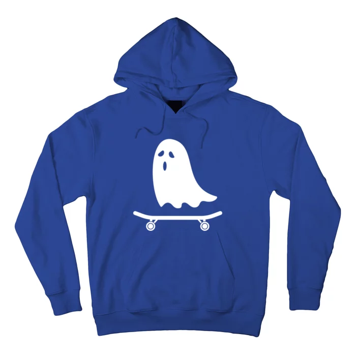 Ghost On Skateboard Halloween Gift Hoodie