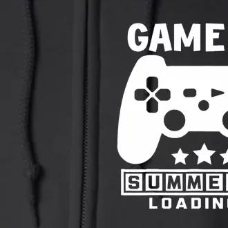 Game On Summer Loading Last Day Of School, Hello Summer Full Zip Hoodie