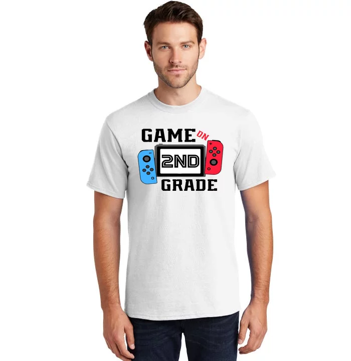 Game On Second Grade Back To School Tall T-Shirt