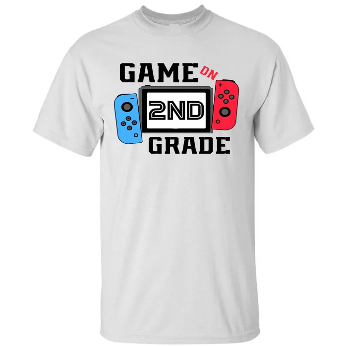 Game On Second Grade Back To School Tall T-Shirt