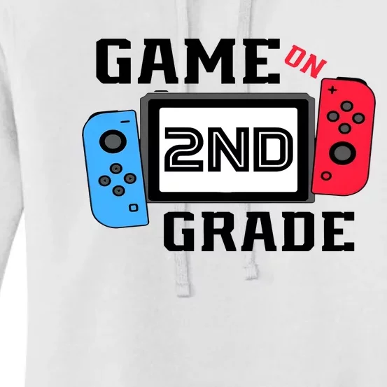 Game On Second Grade Back To School Women's Pullover Hoodie