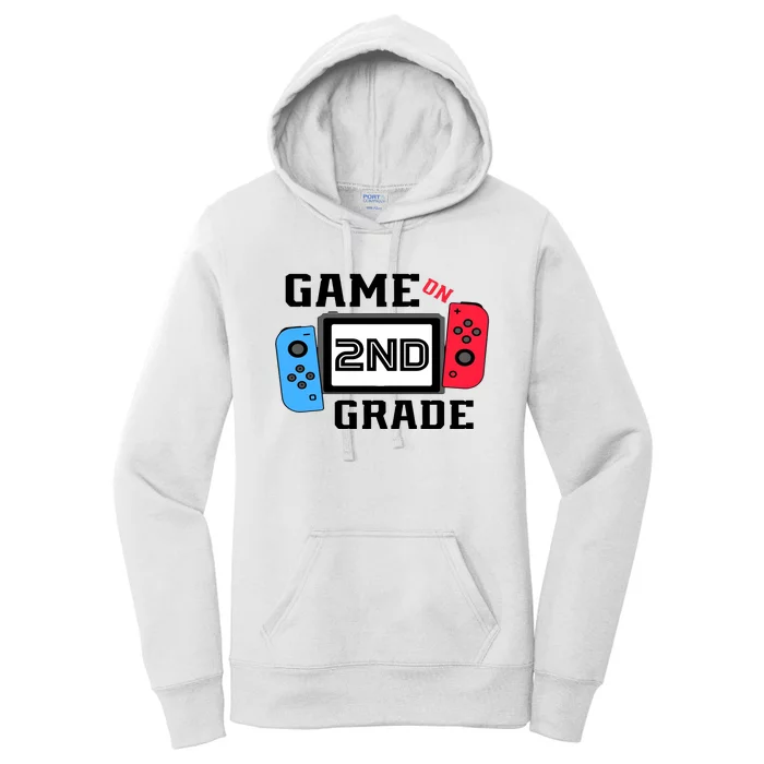 Game On Second Grade Back To School Women's Pullover Hoodie