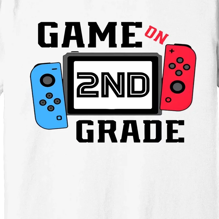 Game On Second Grade Back To School Premium T-Shirt