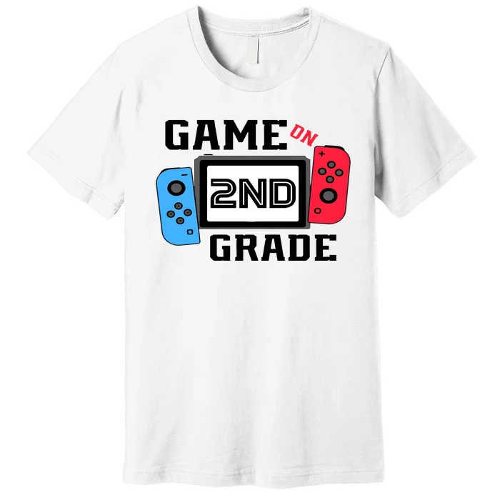 Game On Second Grade Back To School Premium T-Shirt