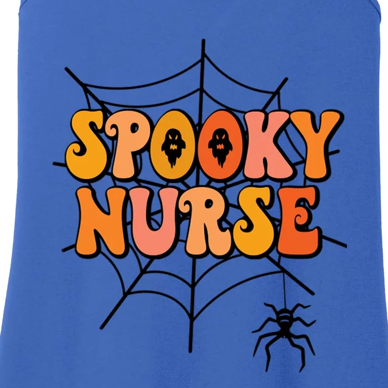 Ghosts One Spooky Nurse Halloween Nurse Fall Scrub Rn Gift Ladies Essential Tank