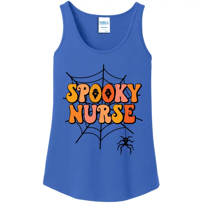 Ghosts One Spooky Nurse Halloween Nurse Fall Scrub Rn Gift Ladies Essential Tank