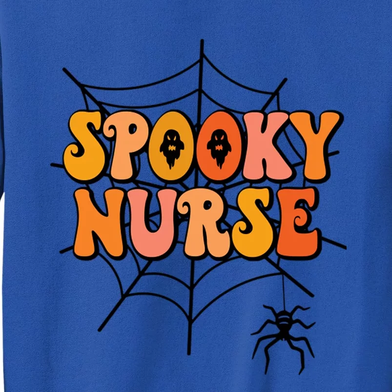 Ghosts One Spooky Nurse Halloween Nurse Fall Scrub Rn Gift Tall Sweatshirt