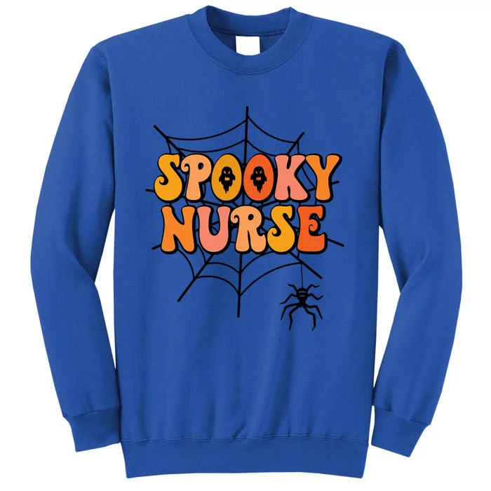 Ghosts One Spooky Nurse Halloween Nurse Fall Scrub Rn Gift Tall Sweatshirt