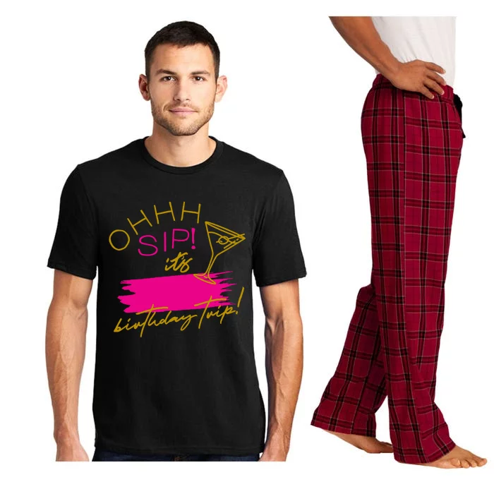 Ggt Oh Sip It’s My Birthday Trip Fill In The Blank Martini Meaningful Gift Pajama Set