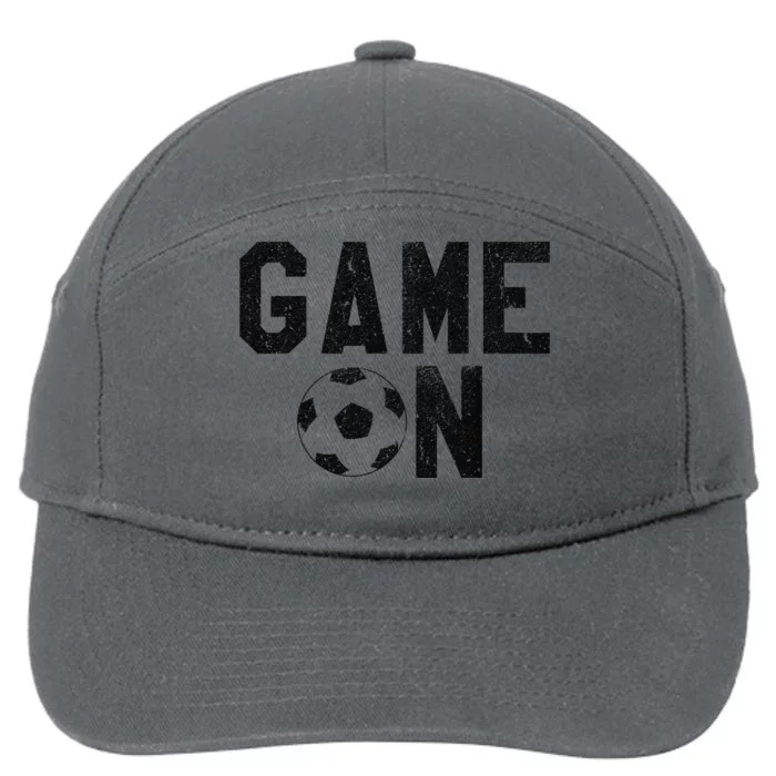 Game On Soccer Soccer Apparel 7-Panel Snapback Hat