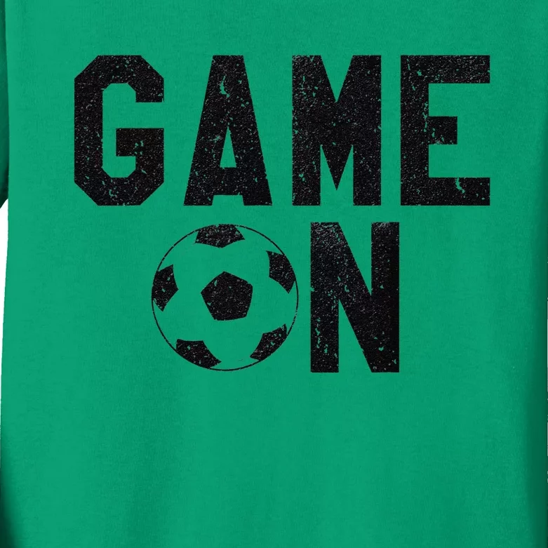 Game On Soccer Soccer Apparel Kids Long Sleeve Shirt