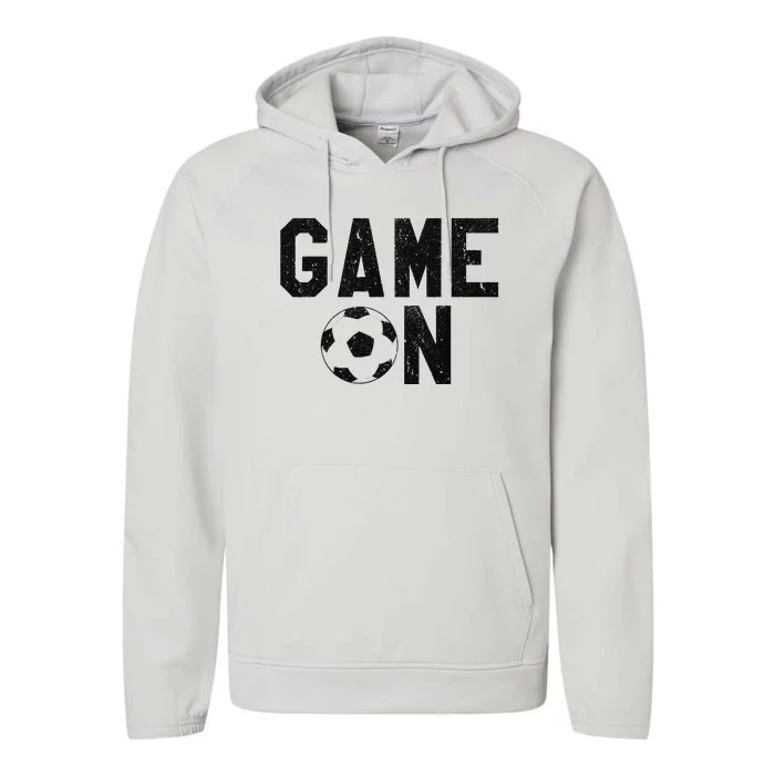 Game On Soccer Soccer Apparel Performance Fleece Hoodie