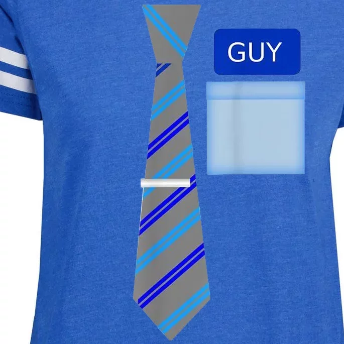 Guy Office Suit And Tie Costume Enza Ladies Jersey Football T-Shirt