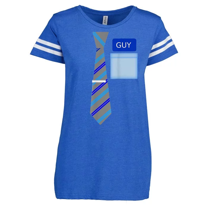 Guy Office Suit And Tie Costume Enza Ladies Jersey Football T-Shirt