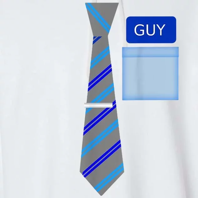 Guy Office Suit And Tie Costume Garment-Dyed Fleece Hoodie